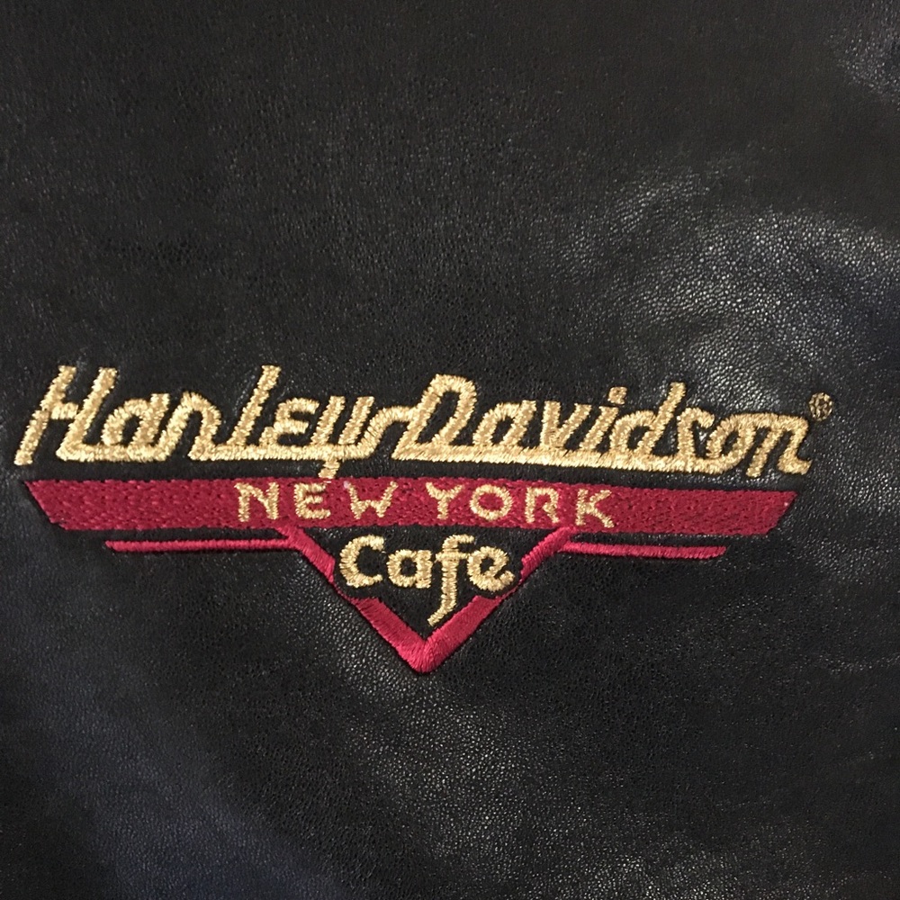 🔴🟢 💯AUtHeNtIC LeAtHeR  HaRlEy DaVIDsON JAcKeT - Picture 9 of 15